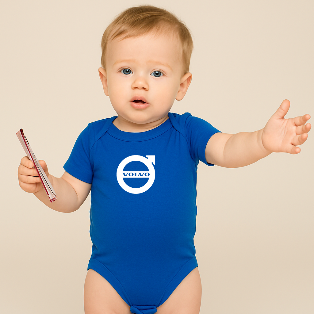 Volvo Car Baby Romper Onesie